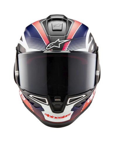 CASCO ALPINESTARS SUPERTECH R10 TEAM NEGRO/BLANCO/AZUL
