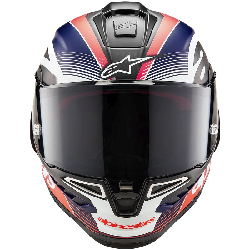 CASCO ALPINESTARS SUPERTECH R10 TEAM NEGRO/BLANCO/AZUL