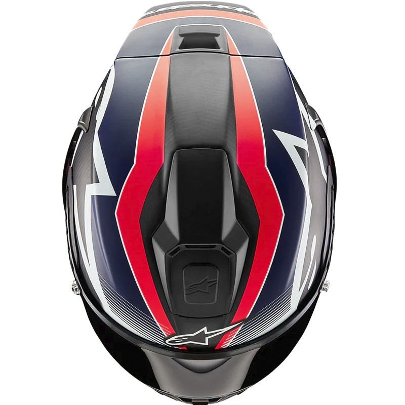 CASCO ALPINESTARS SUPERTECH R10 TEAM NEGRO/BLANCO/AZUL