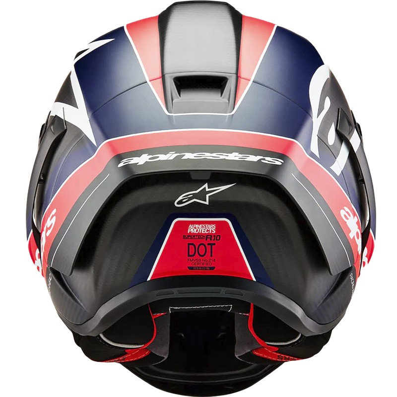 CASCO ALPINESTARS SUPERTECH R10 TEAM NEGRO/BLANCO/AZUL