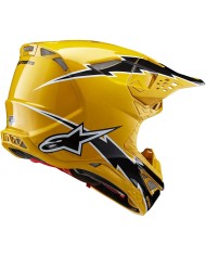 CASCO ALPINESTARS SUPERTECH S-M10 AMPRESS YELLOW GLOSSY/BLACK