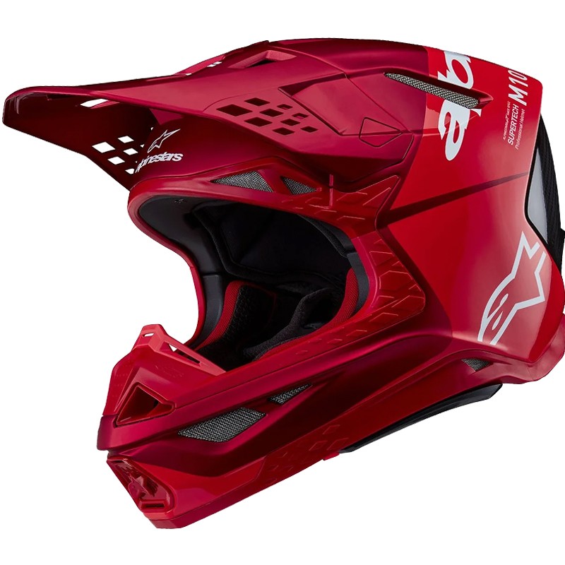 CASCO ALPINESTARS SUPERTECH S-M10 FLOOD RED/FLUO RED M&G R2206