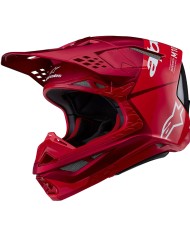 CASCO ALPINESTARS SUPERTECH S-M10 FLOOD RED/FLUO RED M&G R2206