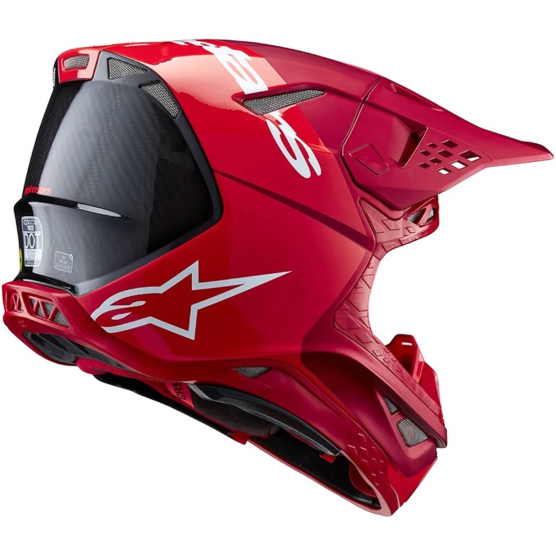 CASCO ALPINESTARS SUPERTECH S-M10 FLOOD RED/FLUO RED M&G R2206