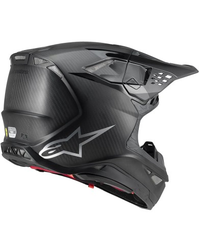 CASCO ALPINESTARS SUPERTECH S-M10 FAME BLACK CARBON M&G R2206