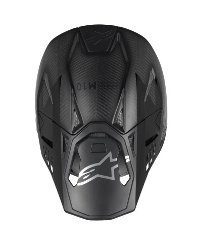 CASCO ALPINESTARS SUPERTECH S-M10 FAME BLACK CARBON M&G R2206