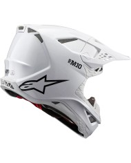 CASCO ALPINESTARS SUPERTECH S-M10 WHITE GLOSSY ECE2206
