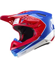 CASCO ALPINESTARS SUPERTECH S-M10 AEON BRIGHT RED/BLUE GLOSSY EC2206