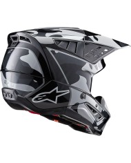 CASCO ALPINESTARS S-M5 ROVER 2 BLACK/SILVER GLOSSY ECE2206