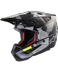 CASCO ALPINESTARS S-M5 ROVER 2 DARK GRAY/YELLOW FLUO ECE2206