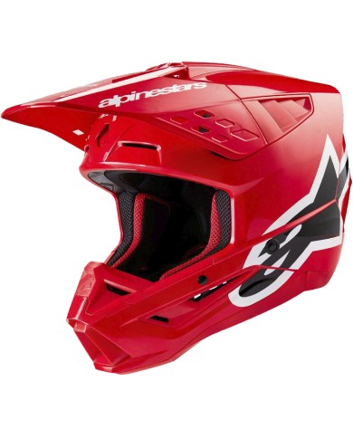 CASCO ALPINESTARS S-M5 CORP BRIGHT RED GLOSSY ECE2206