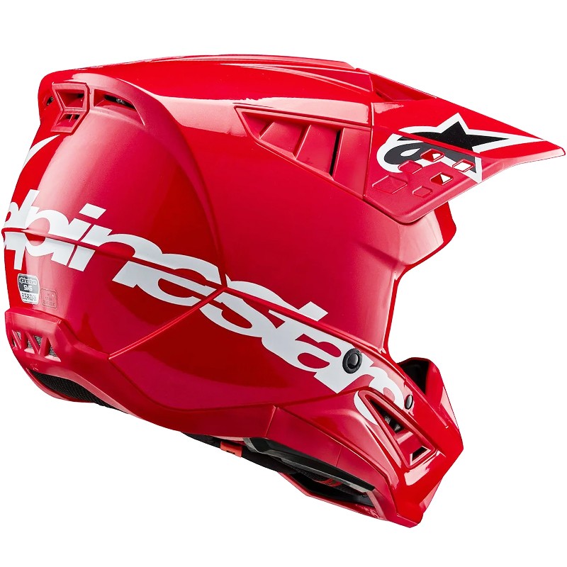 CASCO ALPINESTARS S-M5 CORP BRIGHT RED GLOSSY ECE2206