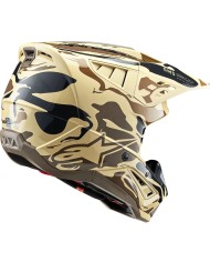 CASCO ALPINESTARS S-M5 MINERAL DARK BROWN/KANGAROO MATT ECE2206