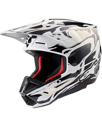 CASCO ALPINESTARS S-M5 MINERAL COOL GRAY/DARK GRAY GLOSSY ECE2206