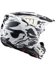 CASCO ALPINESTARS S-M5 MINERAL COOL GRAY/DARK GRAY GLOSSY ECE2206