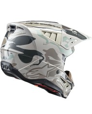CASCO ALPINESTARS S-M5 MINERAL WARM GRAY/CELADON GREN GLOSSY ECE2206