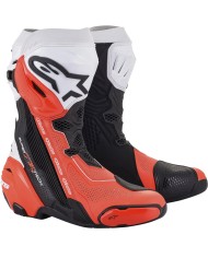BOTAS ALPINESTARS SUPERTECH R VENTED BLACK/WHITE/RED FLUO