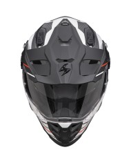 CASCO SCORPION ADF-9000 AIR FEAT MATT WHITE-BLACK-RED