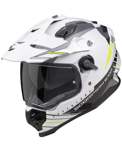 CASCO SCORPION ADF-9000 AIR FEAT WHITE-BLACK-NEON YELLOW