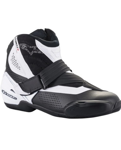 BOTIN ALPINESTARS SMX-1 R V2 VENTED BLACK/WHITE