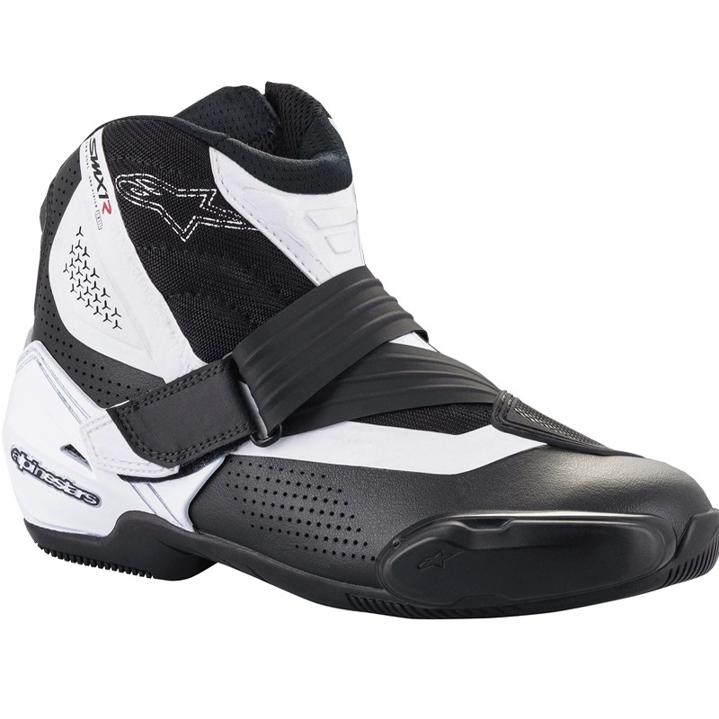 BOTIN ALPINESTARS SMX-1 R V2 VENTED BLACK/WHITE