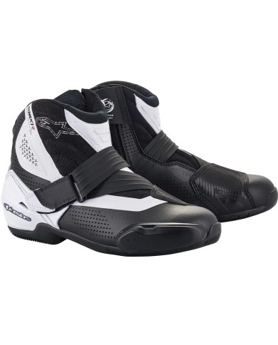 BOTIN ALPINESTARS SMX-1 R V2 VENTED BLACK/WHITE