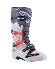 BOTAS ALPINESTARS TECH 7 ENDURO LIGH GRAY/DARK GRAY/BRIGHT RED