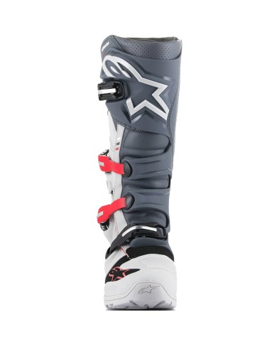 BOTAS ALPINESTARS TECH 7 ENDURO LIGH GRAY/DARK GRAY/BRIGHT RED
