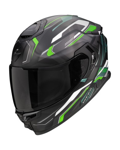 CASCO SCORPION EXO-GT SP AIR AUGUSTA MATT-BLACK/GREY/GREEN