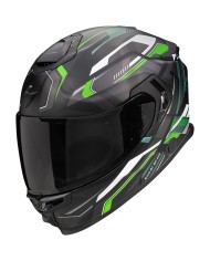CASCO SCORPION EXO-GT SP AIR AUGUSTA MATT-BLACK/GREY/GREEN