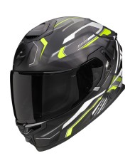 CASCO SCORPION EXO-GT SP AIR AUGUSTA MATT-BLACK/GREY/NEON-YELLOW