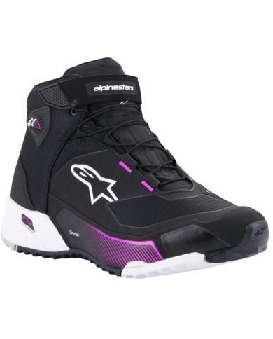 ZAPATILLAS ALPINESTARS CR-X DRYSTAR WOMAN BLACK/WHITE/DIVA PINK