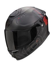 CASCO SCORPION EXO-GT SP AIR TECHLANE MATT-BLACK/GREY/RED