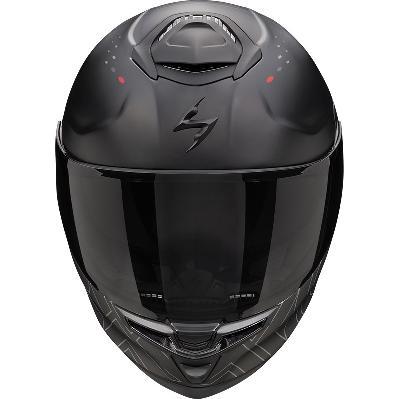 CASCO SCORPION EXO-GT SP AIR TECHLANE MATT-BLACK/GREY/RED