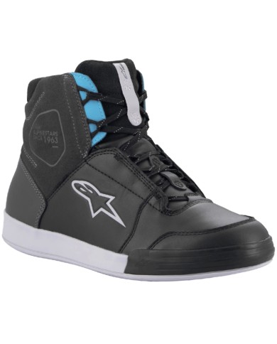 ZAPATILLAS ALPINESTARS CHROME DRYSTAR WOMENS BLACK ASPHALT/TURQUOISE