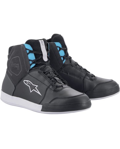 ZAPATILLAS ALPINESTARS CHROME DRYSTAR WOMENS BLACK ASPHALT/TURQUOISE