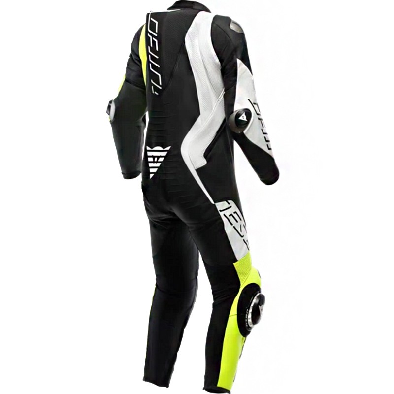 MONO DAINESE AUDAX D-ZIP PROFESIONAL NEGRO/AMARILLO-FLUOR/BLANCO