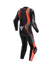 MONO DAINESE AUDAX D-ZIP PROFESIONAL NEGRO/ROJO-FLUOR/BLANCO