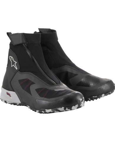ZAPATILLAS ALPINESTARS CR-8 GORE-TEX BLACK/MID GRAY/BRIGHT RED