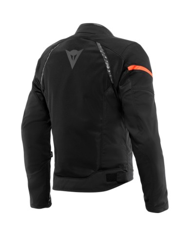 CHAQUETA DAINESE AIR-FRAME 3 TEX NEGRO/ROJO-FLUOR