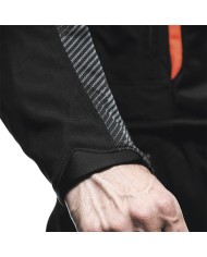 CHAQUETA DAINESE AIR-FRAME 3 TEX NEGRO/ROJO-FLUOR