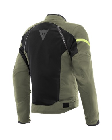 CHAQUETA DAINESE AIR-FRAME 3 TEX VERDE/NEGRO/AMARILLO-FLUOR