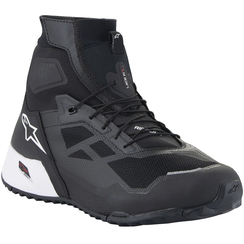 ZAPATILLAS ALPINESTARS CR-1 BLACK/WHITE
