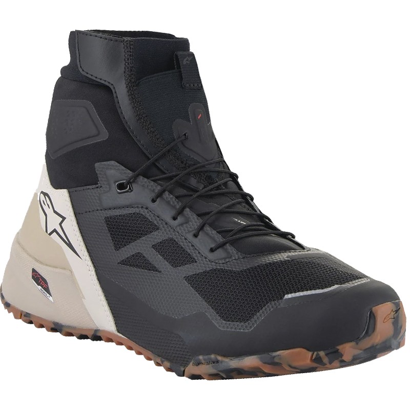ZAPATILLAS ALPINESTARS CR-1 BLACK/LIGHT BROWN