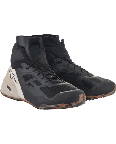 ZAPATILLAS ALPINESTARS CR-1 BLACK/LIGHT BROWN