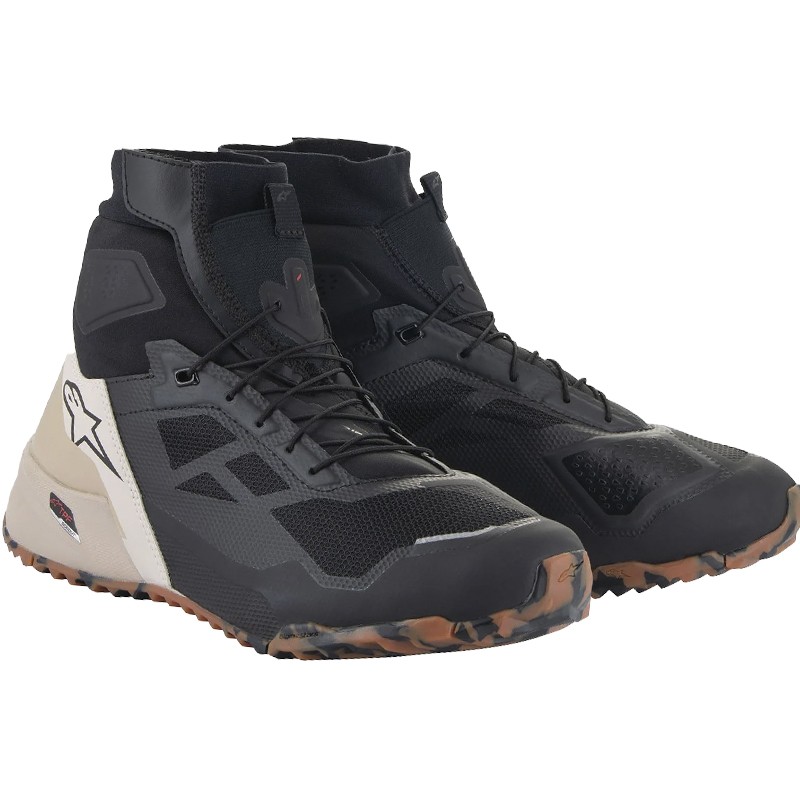ZAPATILLAS ALPINESTARS CR-1 BLACK/LIGHT BROWN