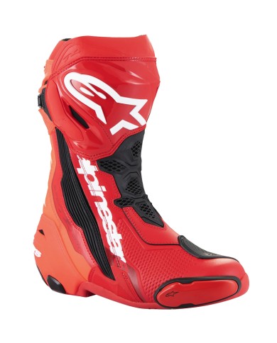 BOTAS ALPINESTARS SUPERTECH R BRIGHT RED/RED FLUO