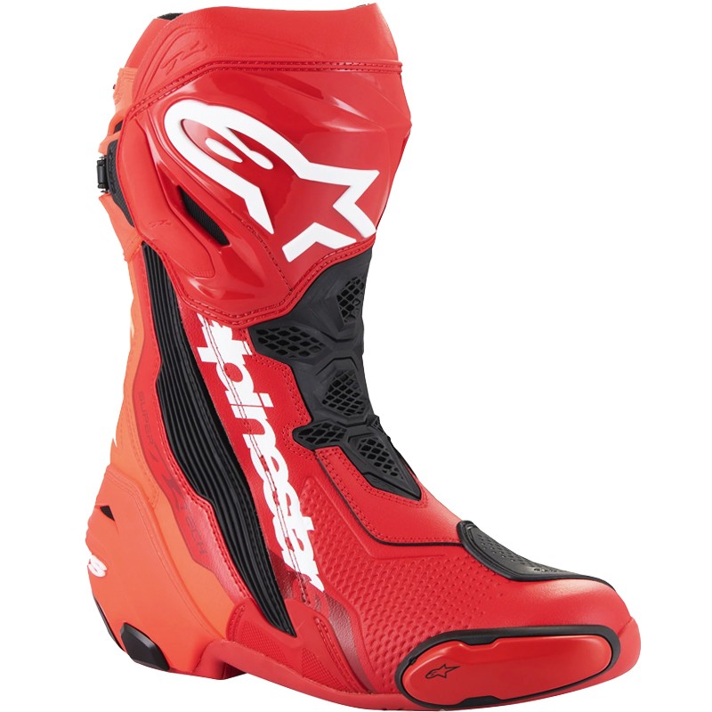 BOTAS ALPINESTARS SUPERTECH R BRIGHT RED/RED FLUO