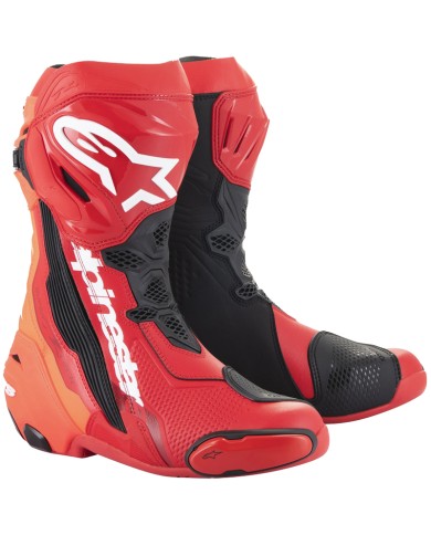 BOTAS ALPINESTARS SUPERTECH R BRIGHT RED/RED FLUO