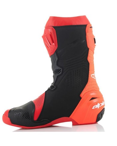BOTAS ALPINESTARS SUPERTECH R VENTED BRIGHT RED/RED FLUO